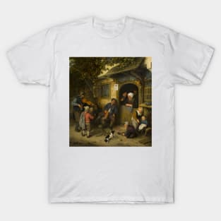 The Fiddler by Adriaen van Ostade T-Shirt